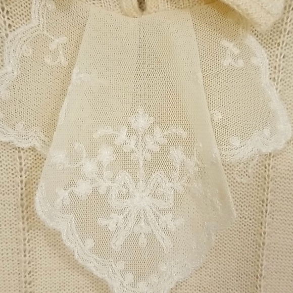 Rare Vintage Toppers sweater size S-cream - Picture 11 of 11